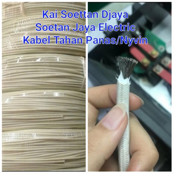 TERLARIS kabel tahan panas 6mm/kabel nyvin 6mm/kabel heater 6mm
