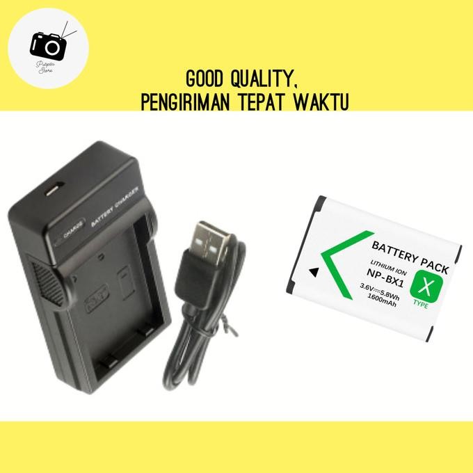 Paket Baterai & Charger Kamera Sony HX80 HX90V HX95 HX99 batre casan [terbaik]