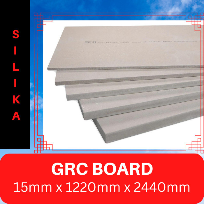Super Panel GRC Board /Silika Board/15mmx 1220 x 2440