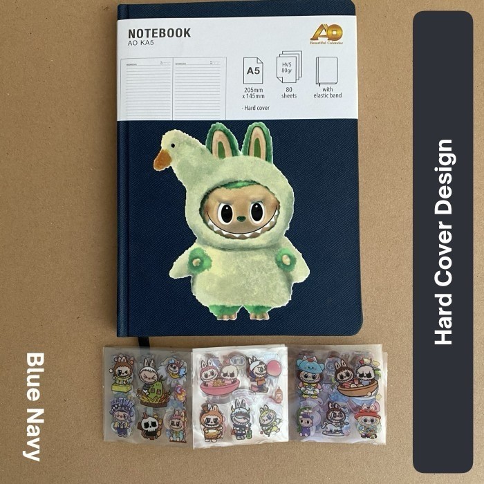 

Agenda Labubu Hard Cover Notebook / Journal