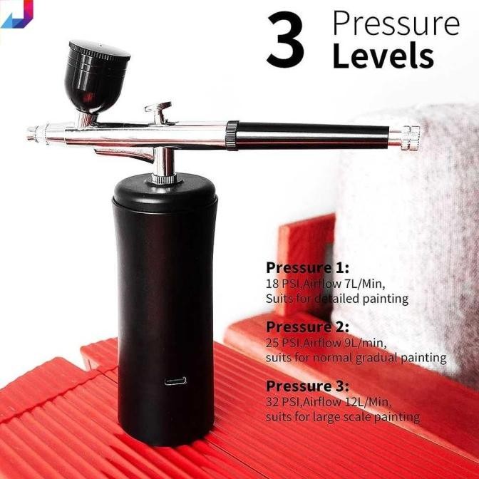 

Mini Airbrush Spray Gun Nail Art Body Painting 32 Psi 800 Mah
