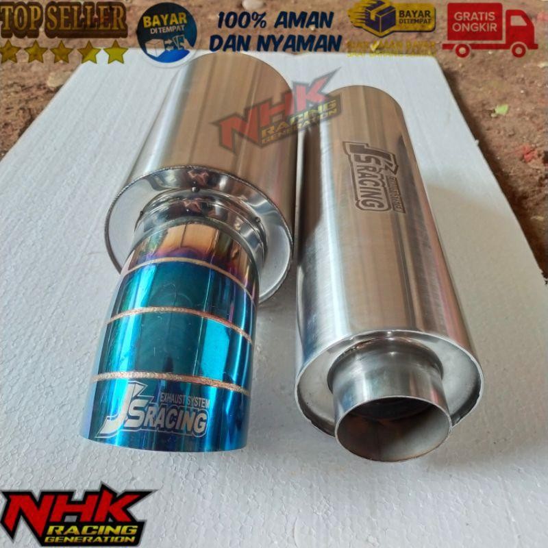 Knalpot Mobil + Resonator Js Racing Agya Ayla Fred Brio Yaris Bisa Semua Mobil