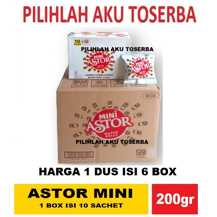 

MINI ASTOR Coklat - ( HARGA 1 DUS )