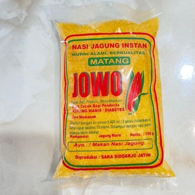 

NASI JAGUNG INSTAN / GERIT / AMPOK - JOWO Bisa COD