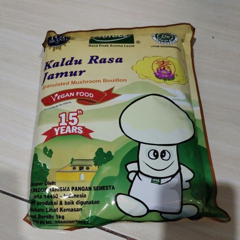 

Totole Aldu Jamur 1 G Yedap Raa Aldu Jamur Vegetarian