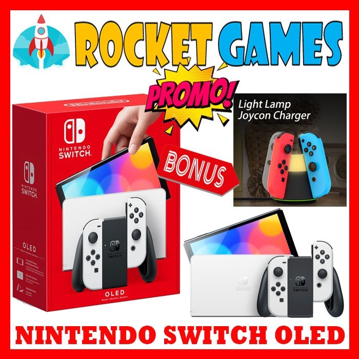 Console Nintendo Switch OLED / Mesin Nintendo Switch OLED WHITE