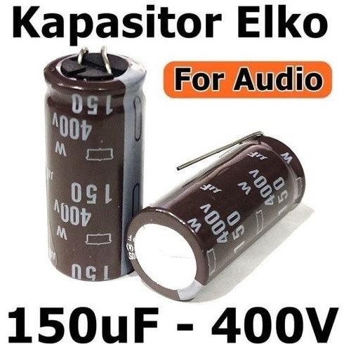 :=:=:=:=] ELKO 150/400v Audio Kapasitor Elco 150uf 400v Capacitor 150 uf 400 Volt 150/400