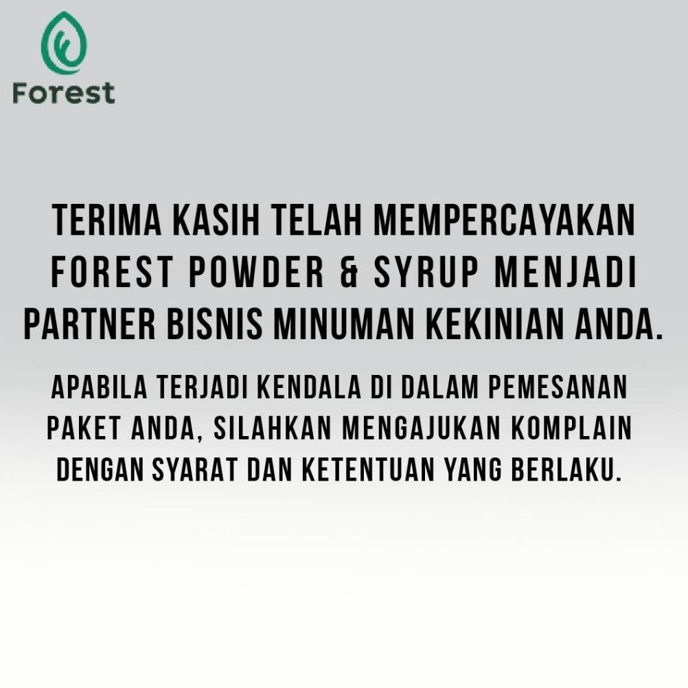 

Bubuk Minuman Kopi CAPPUCCINO PLUS GULA Powder 1 gr - FOREST