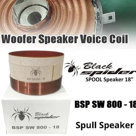 Buruan beli] Spool Voice Coil Spul Speaker 18 inch Black Spider Ori BSP SW 800 - 18