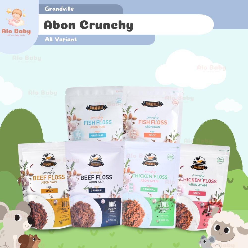 

Grandville abon Original - abon anak No MSG halal mpasi Penambah Nafsu Makan Penambah Berat Badan BB Booster MPASI Bayi Anti GTM