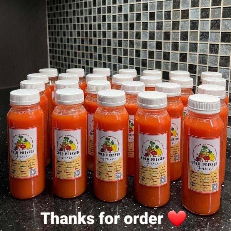 

Jus Wortel Apel Tomat pure COLD PRESSED