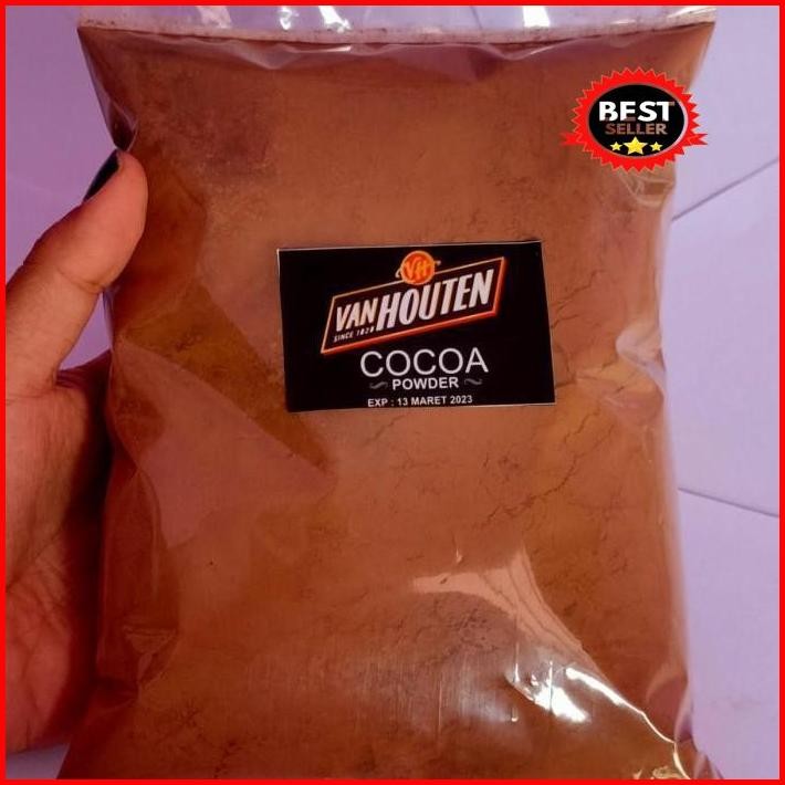 

Van Houten Cocoa Powder 1Kg / Coklat Bubuk Repack 1Kg Terbaru 100 % Original