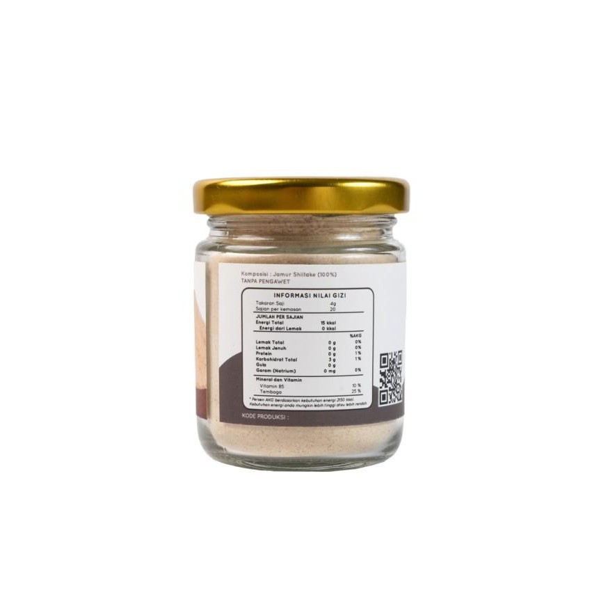 

Crystal Farm | Shiitake Mushroom Food Powder 80Gr / Bubuk Kaldu Jamur New 100 % Original