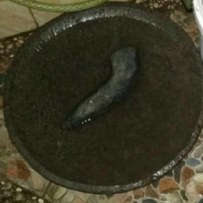 

Cobek Batu Asli + Ulekan 40 Cm Cobek batu jumbo SM88