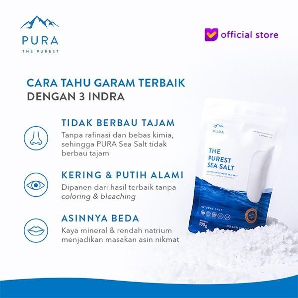 

Pura Sea Salt 2 Pcs - Garam Laut - Garam Organik - Garam Laut Murni Termurah 100 % Original