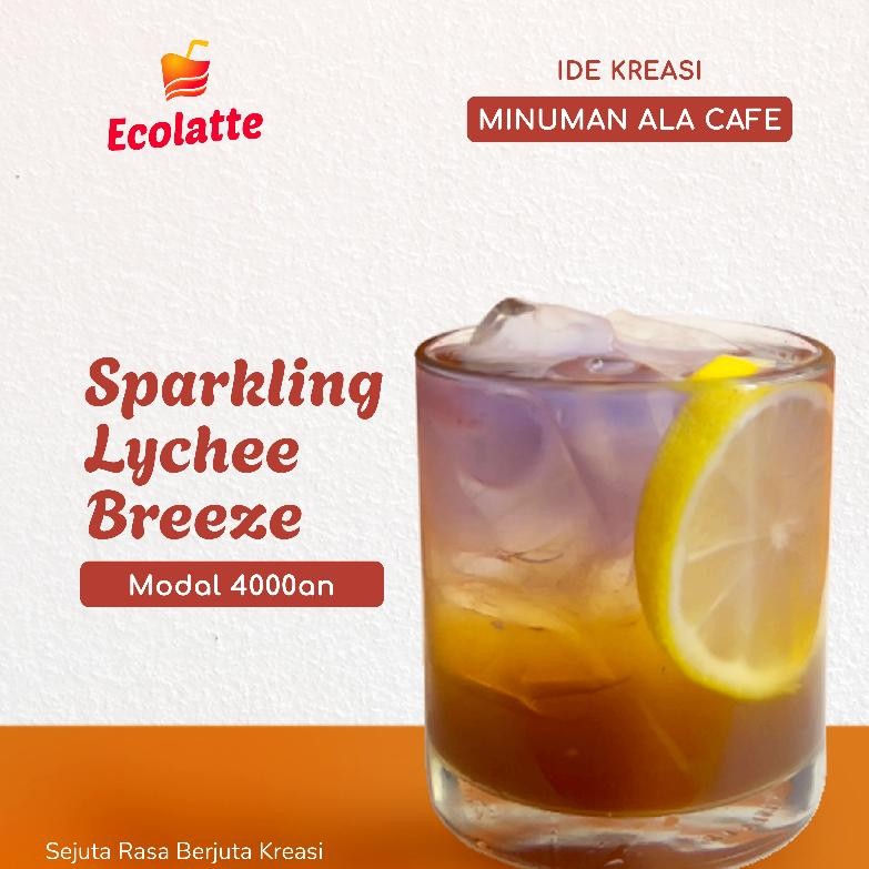 

ECOE LYCHEE TEA POWDER DRINK 1KG USAHA MINUMAN UMKM