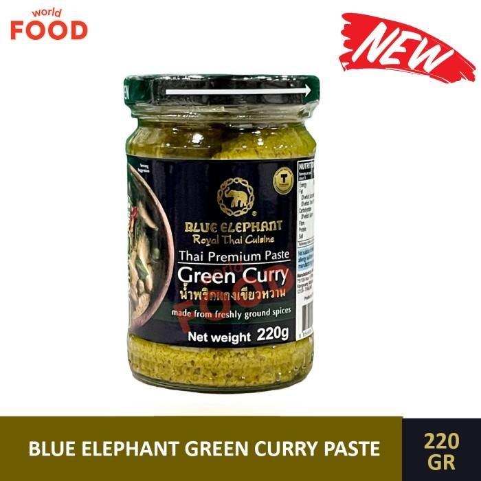 

Blue Elephant Green Curry Paste **New Item 220 Gr Termurah 100 % Original
