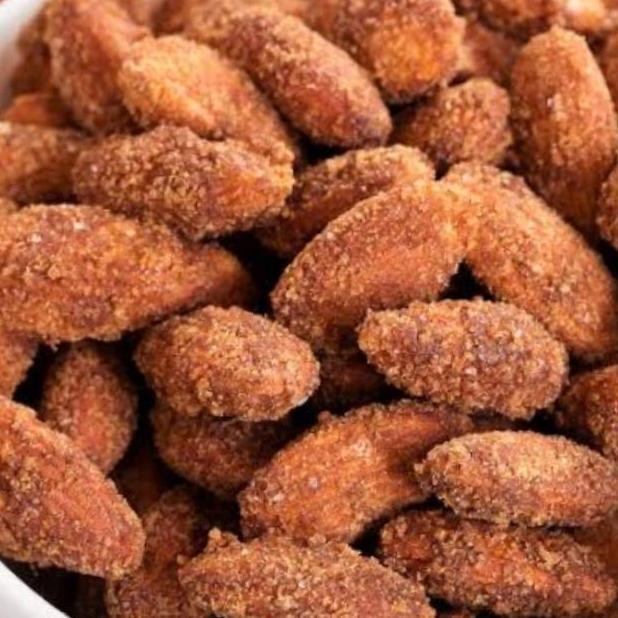 

250gram Almond Panggang Rasa Pedas ( Chilli Coated Almond ) Kacang panggang Oven spicy