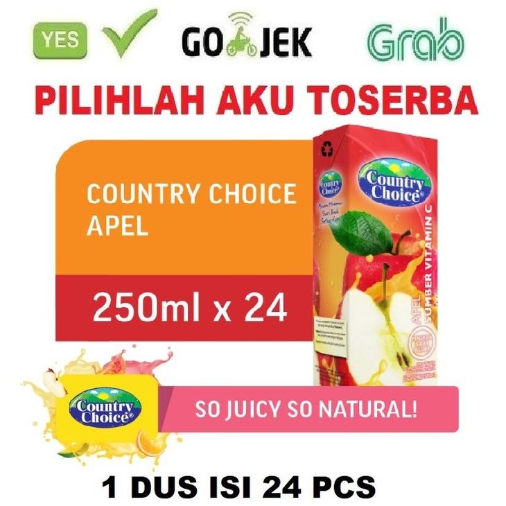 

Country Choice Jus Apel 250 ml - ( 1 DUS ISI 24 pcs )