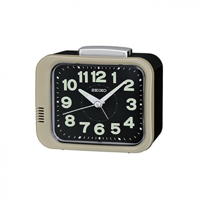 Jam Meja Weker Seiko Original Ori Hiasan QHK028G QHK028 G QHK 028G 028
