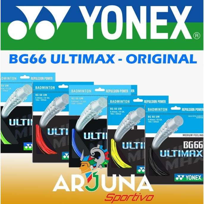 YONEX BADMINTON STRING | BG66 ULTIMAX | SENAR RAKET ORIGINAL [terbaik]