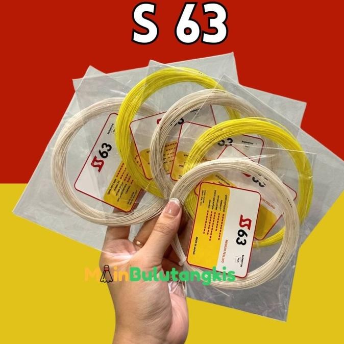Senar Raket Badminton / Senar Raket S63 Original Made In Japan [terbaik]
