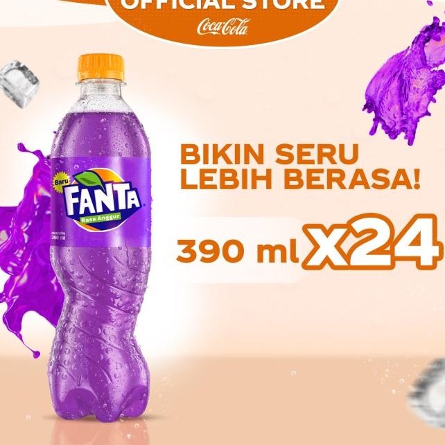 

Fanta Grape Raa Anggur Numan Oda Botol 390Ml 24 Pc