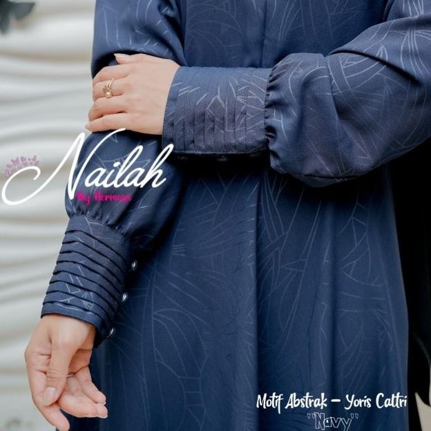 pakaian wanita navy/gamis wanita biru dongker/gamis wanita navy Terlaris