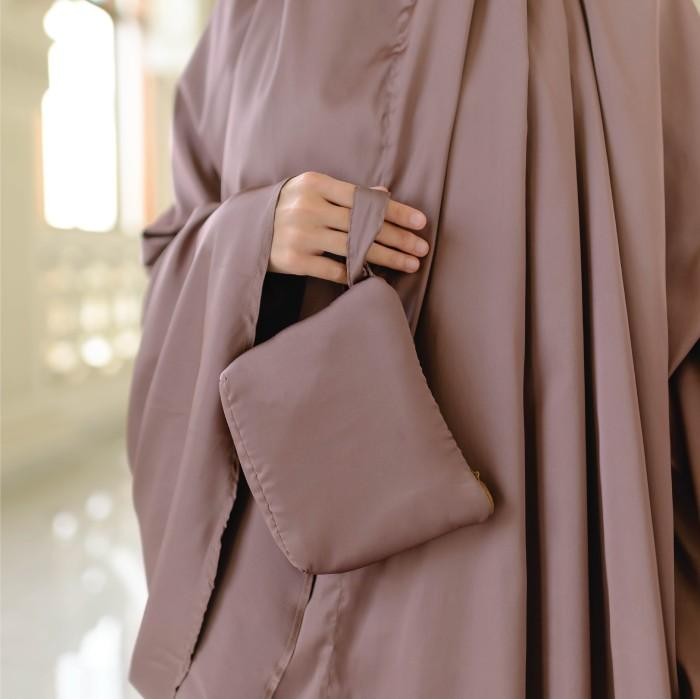 Lozy Hijab - Medina Prayer Set ( Mukena Satin Silk ) Termurah 100 % Original