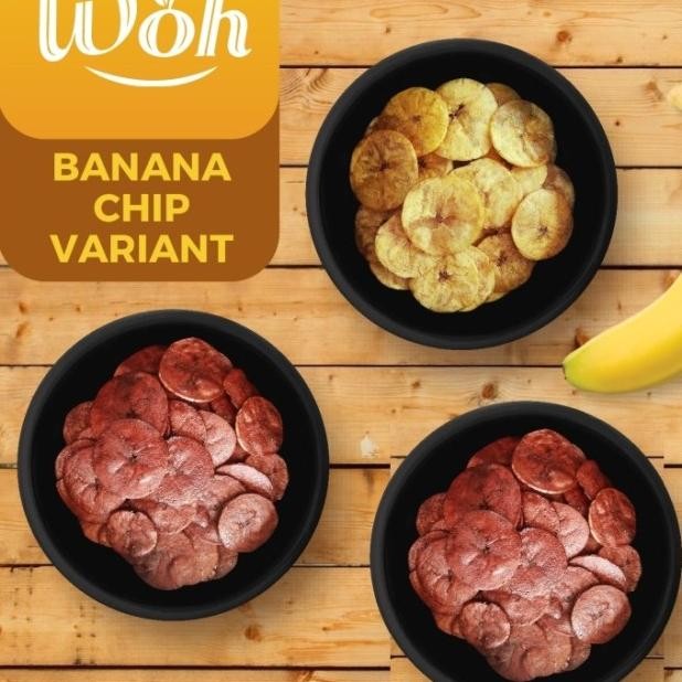 

Woh Banana Chip 100Gr Eripi Piang Gluten Free Le Oil