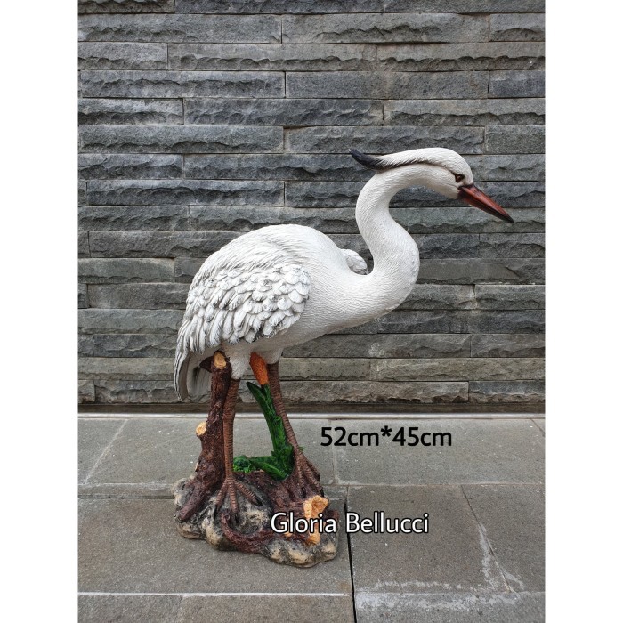 Patung Pajangan Burung Flamingo Bangau Jumbo Taman Kolam Terlaris