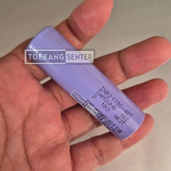 Samsung 40T Inr21700-40T 21700 Battery Baterai High Drain 4000Mah 35A Original