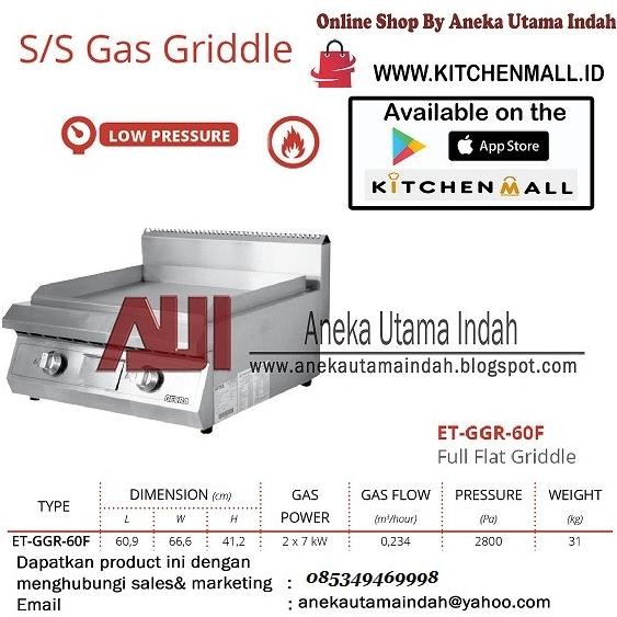 GETRA ET GGR 60F GAS FULL FLAT GRIDDLE