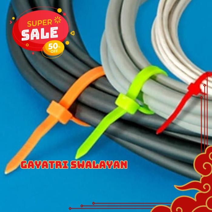 

KABEL TIS TIE KABEL TIES CABLE TIES KABEL TIS TIE PANJANG KLIP 2.8X250MM ISI 100PCS COCOK UNTUK BUDGET ANDA!
