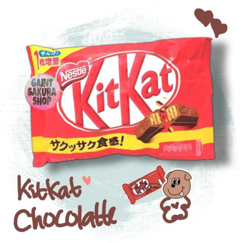 

Kit Kat Wafer Salut Chocolate / coklat / coklat jepang / snack impor / cemilan / makanan ringan