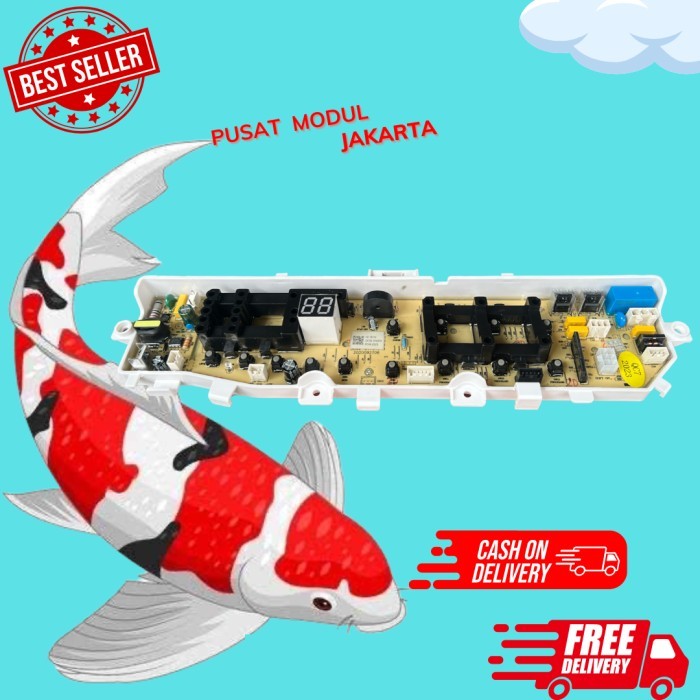 modul pcb mesin cuci samsung WA70H4200SW DIAMOND DRUM / WOBBLE