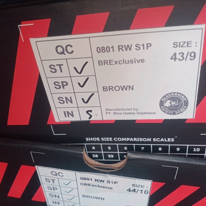 Blackrhino Exclusive Safety Shoes 0801 Rw S1P Murah