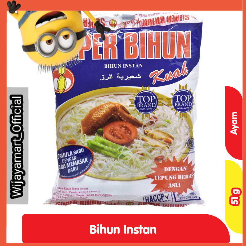 

Super Bihun Instan Kuah Ayam 51 g