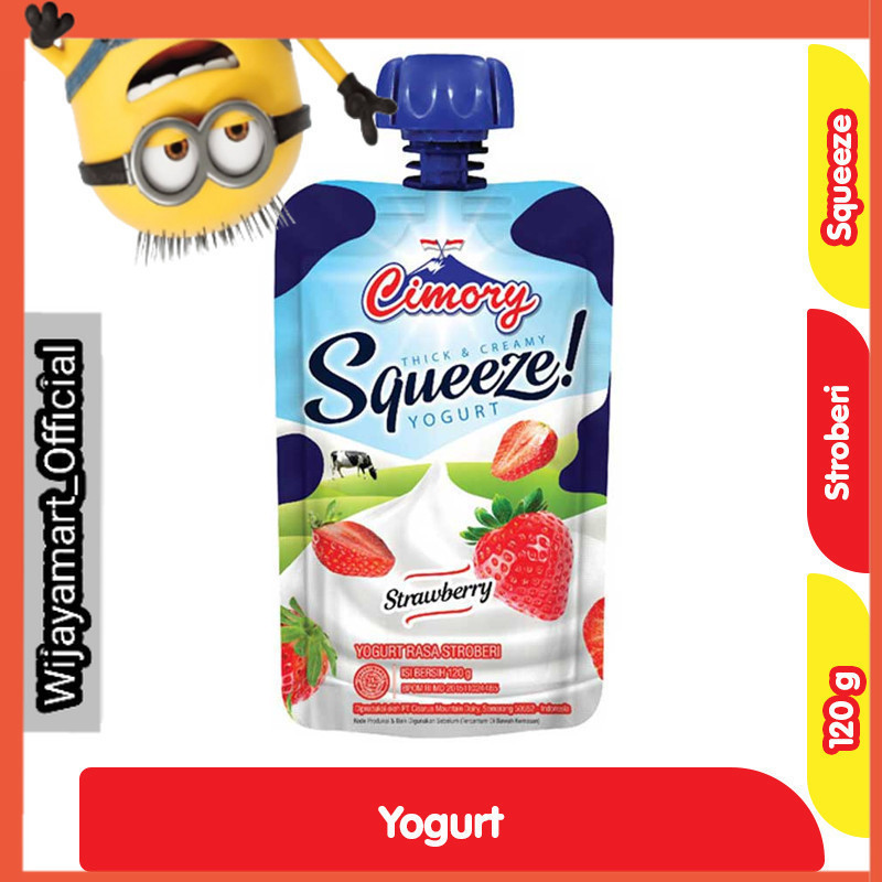 

Cimory Yogurt Squeeze Stroberi 120 g