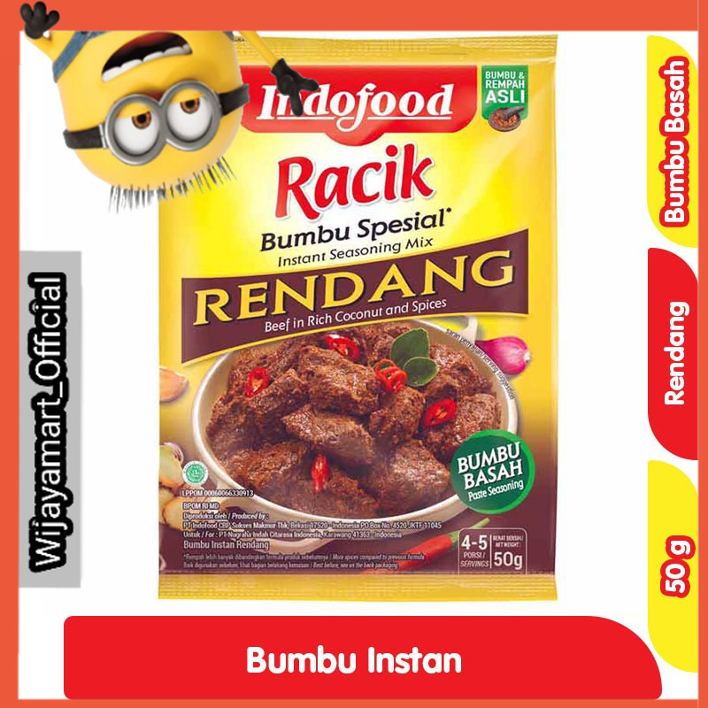 

Indofood Racik Bumbu Spesial Rendang 50 g