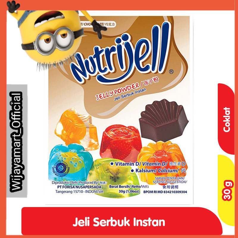 

Nutrijell Jeli Serbuk Instan Coklat 30 g