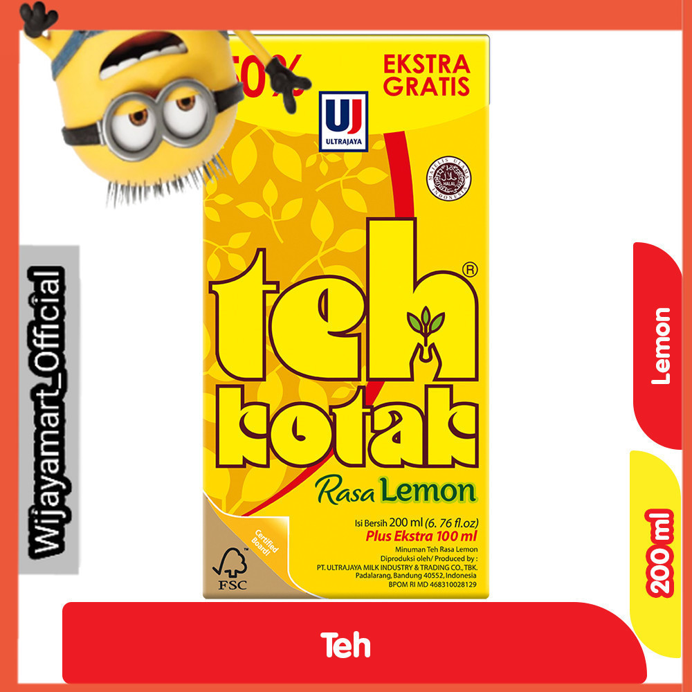 

Ultra Teh Kotak Lemon 200 ml