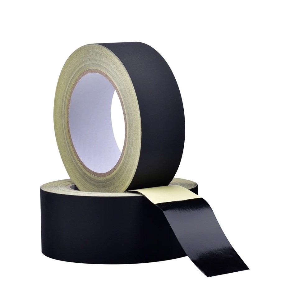 

Isolasi Lakban Hitam Asetat Selotip Perekat Flexible Tahan Panas 30 M