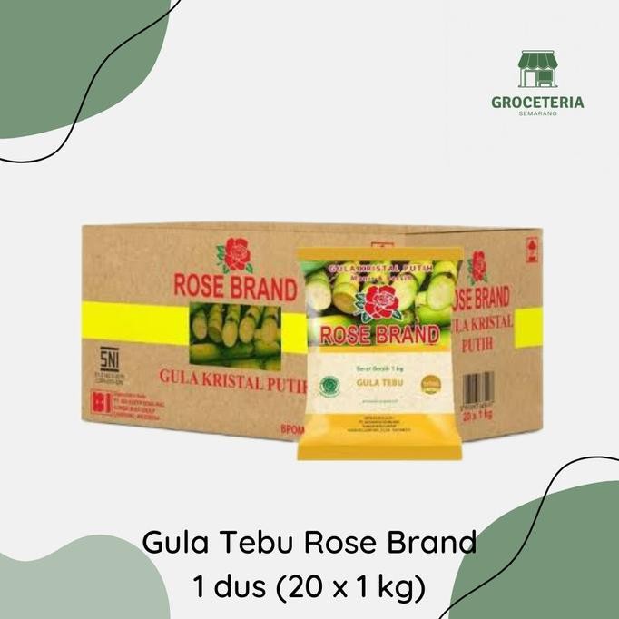 

GULA PASIR TEBU ROSE BRAND KUNING 1 DUS 20KG