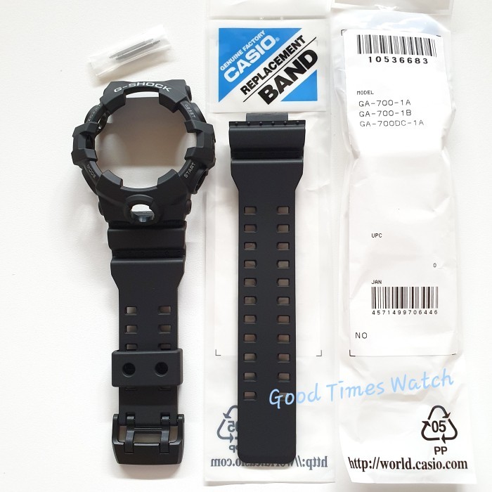 PAKET STRAP BEZEL G-SHOCK GA-700-1A GA 700 Casio Original