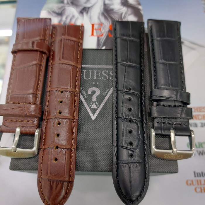 HOT SALE TALI JAM TANGAN GUESS KULIT CROCO ORIGINAL