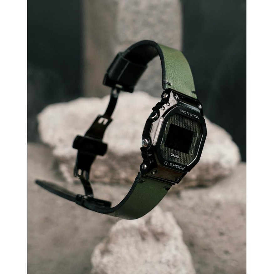 TERLARIS Handmade Leather Strap / Tali Jam Gshock / G Shock DW 5600 / GM 5600