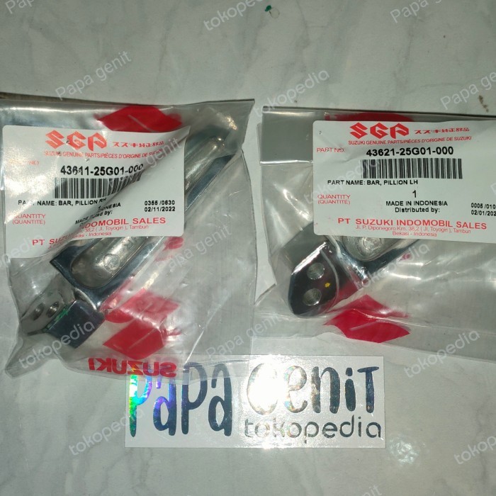 TERLARIS step belakang spin 125 original kanan dan kiri pnp satria fu