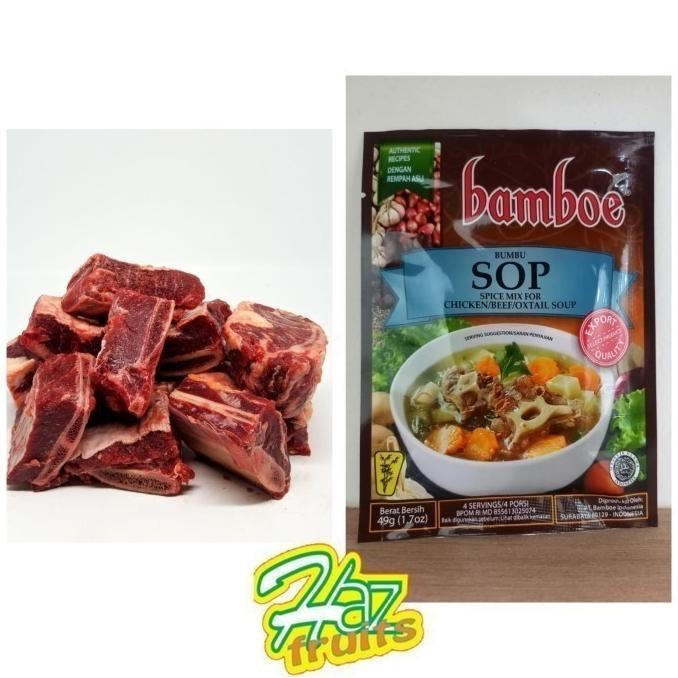

Paket Iga 500 gram + Bamboe SOP 49 Gram