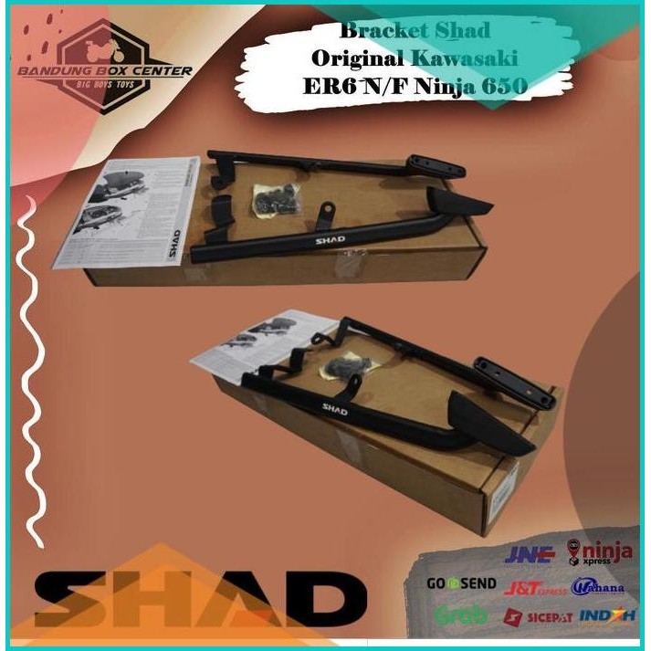 Bracket Box ER6 atau Breket Shad Original Kawasaki ER6N ER6F Ninja 650